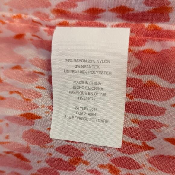 CAbi Beau Bow Gold Button Lined Red Blazer Size 10 - Picture 11 of 13